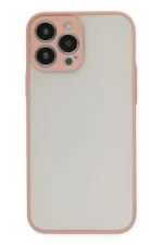 Newface iPhone 15 Pro Max Kılıf Montreal Silikon Kapak - Pembe