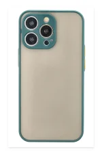 Newface iPhone 15 Pro Max Kılıf Montreal Silikon Kapak - Yeşil