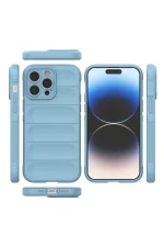 Newface iPhone 15 Pro Max Kılıf Optimum Silikon - Sky Blue - Görsel 2