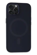 Newface iPhone 15 Pro Max Kılıf Oslo Magsafe Kapak - Lacivert