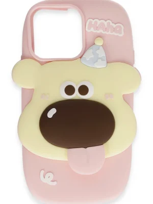 Newface iPhone 15 Pro Max Kılıf Poky Karakter Silikon Kapak - Desen 6