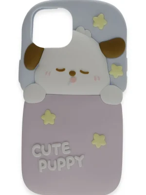 Newface iPhone 15 Pro Max Kılıf Poky Karakter Silikon Kapak - Desen 9