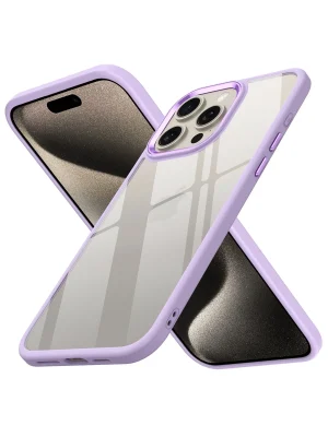 Newface iPhone 15 Pro Max Kılıf Power Silikon - Lila