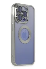 Newface iPhone 15 Pro Max Kılıf Slot Silikon - Gümüş - Görsel 2