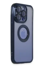 Newface iPhone 15 Pro Max Kılıf Slot Silikon - Lacivert - Görsel 2