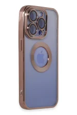 Newface iPhone 15 Pro Max Kılıf Slot Silikon - Rose Gold - Görsel 2