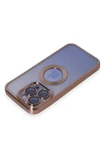 Newface iPhone 15 Pro Max Kılıf Slot Silikon - Rose Gold - Görsel 3