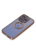 Newface iPhone 15 Pro Max Kılıf Slot Silikon - Rose Gold - Görsel 4