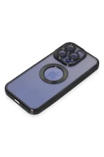 Newface iPhone 15 Pro Max Kılıf Slot Silikon - Siyah - Görsel 4