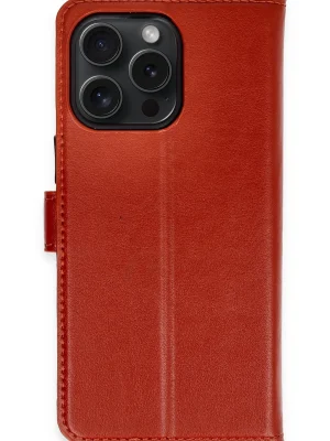 Newface iPhone 15 Pro Max Kılıf Trend S Plus Kapaklı Kılıf - Kırmızı