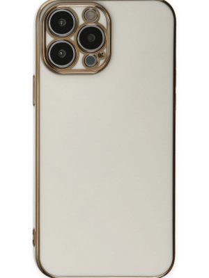 Newface iPhone 15 Pro Max Kılıf Volet Silikon - Beyaz