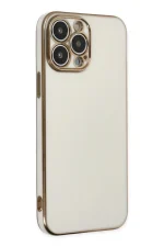 Newface iPhone 15 Pro Max Kılıf Volet Silikon - Beyaz - Görsel 3