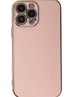 Newface iPhone 15 Pro Max Kılıf Volet Silikon - Pembe