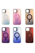 Newface iPhone 15 Pro Max Primera Magsafe Standlı Kapak - Lacivert - Görsel 2