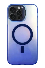 Newface iPhone 15 Pro Max Primera Magsafe Standlı Kapak - Lacivert