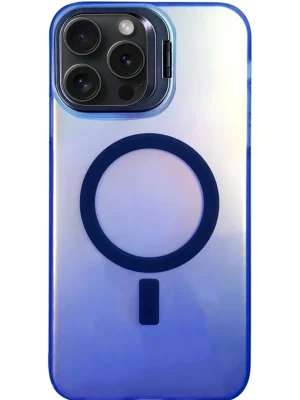 Newface iPhone 15 Pro Max Primera Magsafe Standlı Kapak - Lacivert