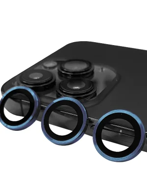 Newface iPhone 15 Pro Max Raze Metal Kamera Lens - Lacivert