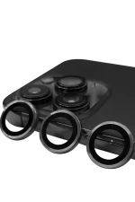 Newface iPhone 15 Pro Max Raze Metal Kamera Lens - Titan Gri