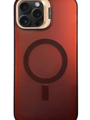 Newface iPhone 15 Pro Primera Magsafe Standlı Kapak - Bordo