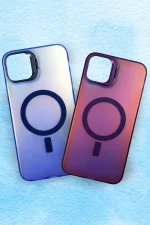 Newface iPhone 15 Pro Primera Magsafe Standlı Kapak - Pembe - Görsel 3