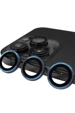 Newface iPhone 15 Pro Raze Metal Kamera Lens - Lacivert