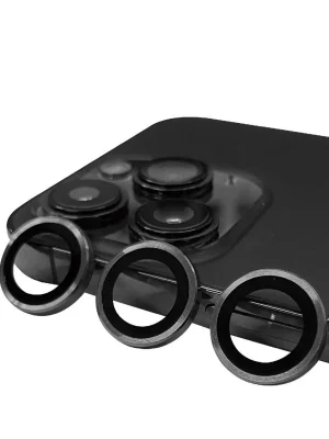 Newface iPhone 15 Pro Raze Metal Kamera Lens - Titan Gri