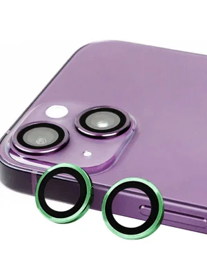Newface iPhone 15 Raze Metal Kamera Lens - Yeşil