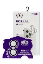 Newface iPhone 16 Bilvis Titan Kamera Lens - Gümüş