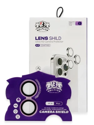 Newface iPhone 16 Bilvis Titan Kamera Lens - Pembe