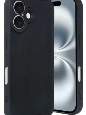 Newface iPhone 16 Kılıf Aras Deri Kapak - Siyah