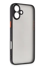 Newface iPhone 16 Kılıf Montreal Silikon Kapak - Siyah - Görsel 2