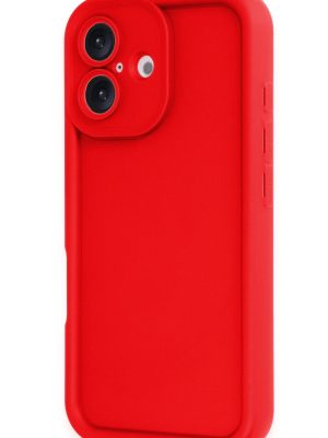 Newface iPhone 16 Kılıf Viera Silikon - Kırmızı