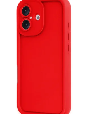 Newface iPhone 16 Kılıf Viera Silikon - Kırmızı
