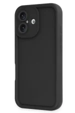 Newface iPhone 16 Kılıf Viera Silikon - Siyah