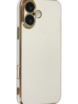 Newface iPhone 16 Kılıf Volet Silikon - Beyaz