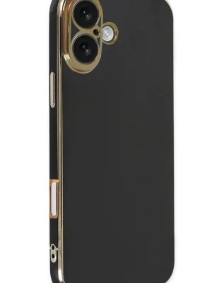 Newface iPhone 16 Kılıf Volet Silikon - Siyah