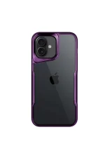 Newface iPhone 16 Plus Kılıf Boyi Silikon Kapak - Derin Mor
