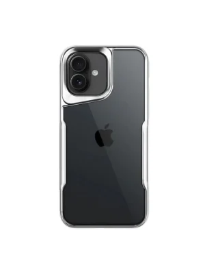 Newface iPhone 16 Plus Kılıf Boyi Silikon Kapak - Gümüş