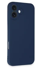 Newface iPhone 16 Plus Kılıf First Silikon - Lacivert - Görsel 2