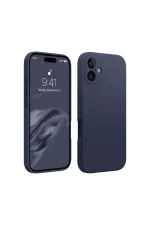 Newface iPhone 16 Plus Kılıf First Silikon - Lacivert