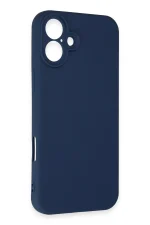 Newface iPhone 16 Plus Kılıf First Silikon - Lacivert - Görsel 3