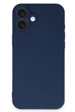 Newface iPhone 16 Plus Kılıf First Silikon - Lacivert - Görsel 4