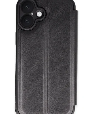 Newface iPhone 16 Plus Kılıf Flip Cover - Siyah
