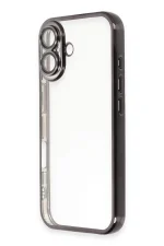 Newface iPhone 16 Plus Kılıf Razer Lensli Silikon - Siyah - Görsel 2