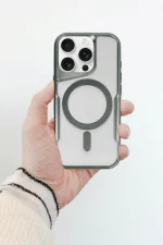 Newface iPhone 16 Pro Kılıf Boyi Magsafe Silikon Kapak - Desert - Görsel 2