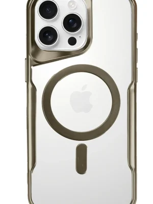 Newface iPhone 16 Pro Kılıf Boyi Magsafe Silikon Kapak - Desert