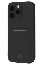 Newface iPhone 16 Pro Kılıf Kelvin Kartvizitli Silikon - Siyah