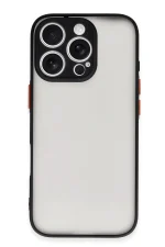 Newface iPhone 16 Pro Kılıf Montreal Silikon Kapak - Siyah