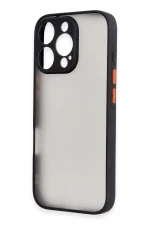 Newface iPhone 16 Pro Kılıf Montreal Silikon Kapak - Siyah - Görsel 3