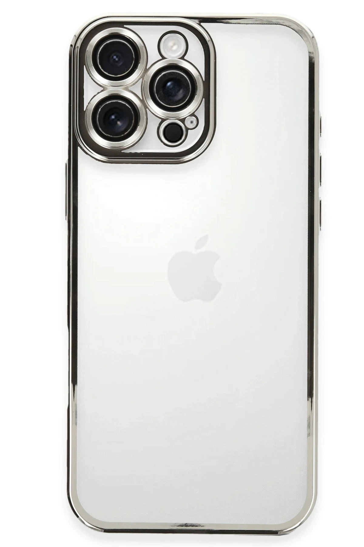 newface-iphone-16-pro-kilif-razer-lensli-silikon-gumus-default.webp Newface iPhone 16 Pro Kılıf Razer Lensli Silikon - Gümüş - Görsel 1